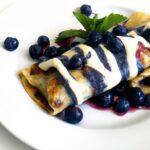 Bright Mornings: Blueberry Lemon Ricotta Stuffed Crepes