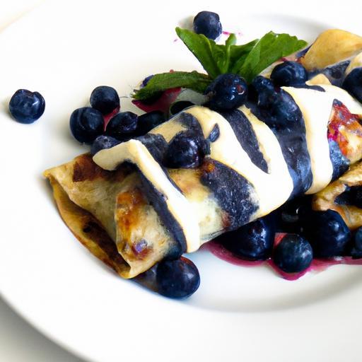 Bright Mornings: Blueberry Lemon Ricotta Stuffed Crepes