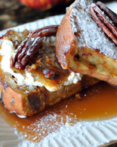 Decadent Maple-Glazed Pecan Stuffed French Toast Recipe