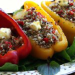 Sun-Kissed Mediterranean Stuffed Peppers with Feta Delight