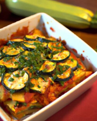 Freezer Veggie Lasagna: Zucchini & Marinara Made Easy