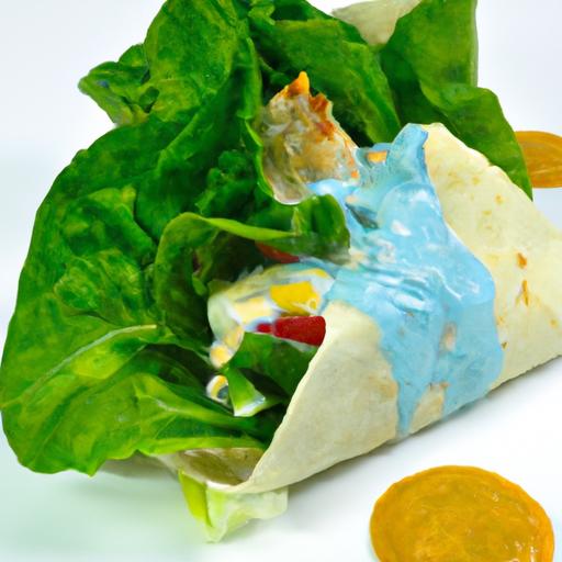 Spicy Buffalo Turkey Lettuce Wraps with Tangy Blue Cheese