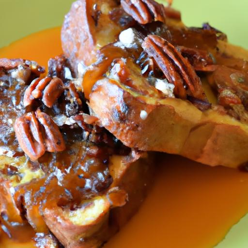 Decadent Maple-Glazed Pecan Stuffed French Toast Recipe