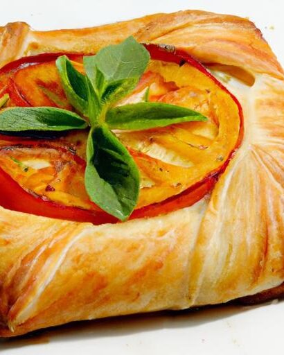 Sun-Kissed Roasted Tomato & Basil Galette: A Breakfast Delight