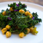 Golden Turmeric Chickpea Scramble with Savory Garlicky Kale