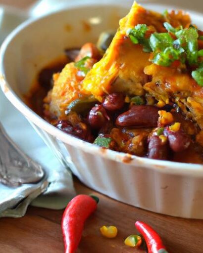 Make-Ahead Comfort: Freezer-Friendly Chili Cornbread Casserole