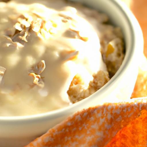 Start Your Day Sweet: Carrot Cake Oatmeal with Cream Cheese Swirl