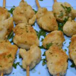 Crispy Air Fryer Garlic Parmesan Chicken Skewers Recipe