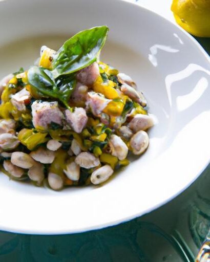 Fresh Flavors: Tuna & White Bean Salad with Garden Herbs