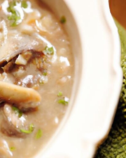 Hearty Mushroom Barley Soup: A Nourishing Classic Recipe