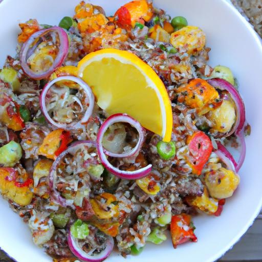 Energize Mornings: Quinoa Breakfast Bowl with Roasted Veggies