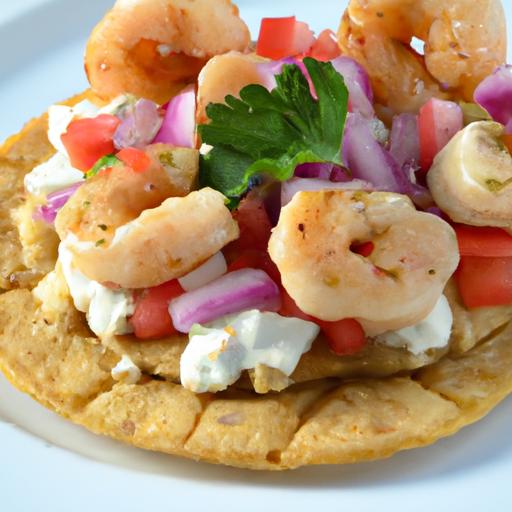 Savor the Freshest Shrimp Ceviche Tostadas Delight