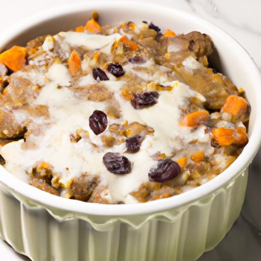 Start Your Day Sweet: Carrot Cake Oatmeal with Cream Cheese Swirl
