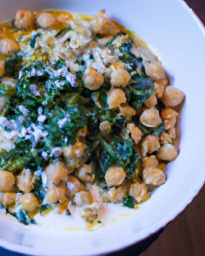 Creamy Coconut Chickpea Curry with Spinach & Basmati Bliss