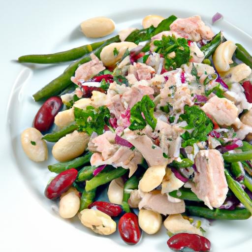 Fresh Flavors: Tuna & White Bean Salad with Garden herbs