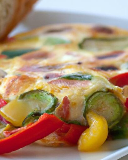 Bright Bites: Mediterranean Egg White Frittata Delight