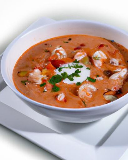 Ocean’s Bounty: A Hearty Seafood Chowder with Shrimp & Fish