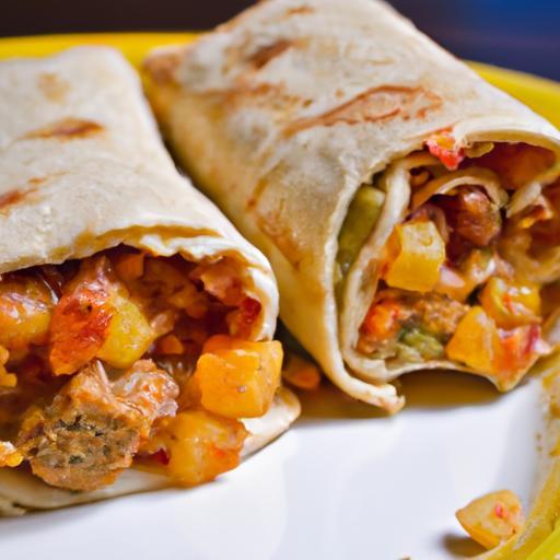 Frozen Breakfast Boost: Turkey Sausage Burritos with Hash Browns