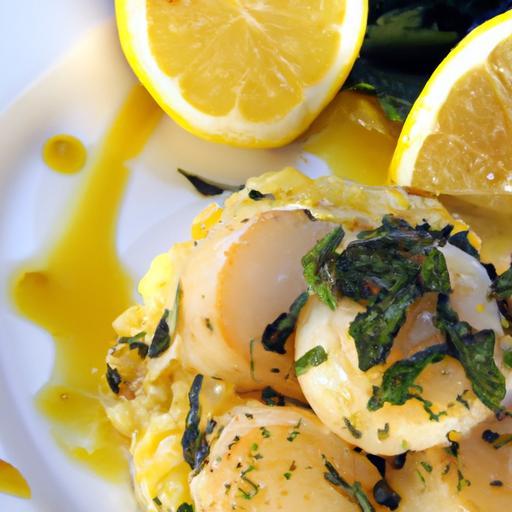 Zesty Lemon Butter Scallops: A Seafood Delight Unveiled