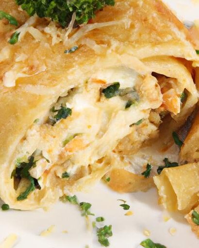 Creamy Chicken Alfredo Lasagna Roll Ups: A Savory Twist