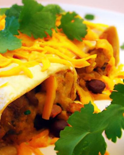Hearty Breakfast Enchiladas: Beef and Egg Morning Delight