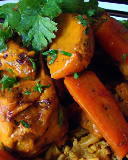 Savor the Sweet & Spicy Magic of Moroccan Chicken Tagine