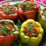Persian Jeweled Rice-Stuffed Peppers: A Colorful Feast