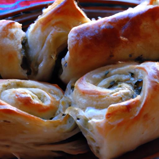 Savory ‍Turkish​ Börek: Spinach & Feta Swirls Delight