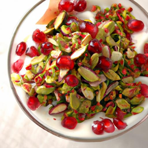 Brighten‍ Your Day: greek Yogurt Parfait with Pistachios ⁢& ⁣Pomegranate