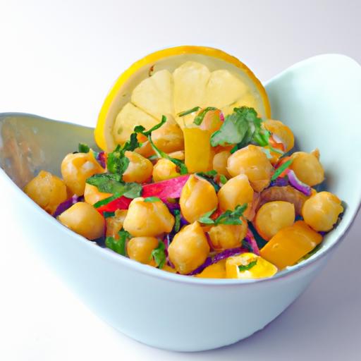Zesty Mediterranean Chickpea Salad: Fresh lemon Delight