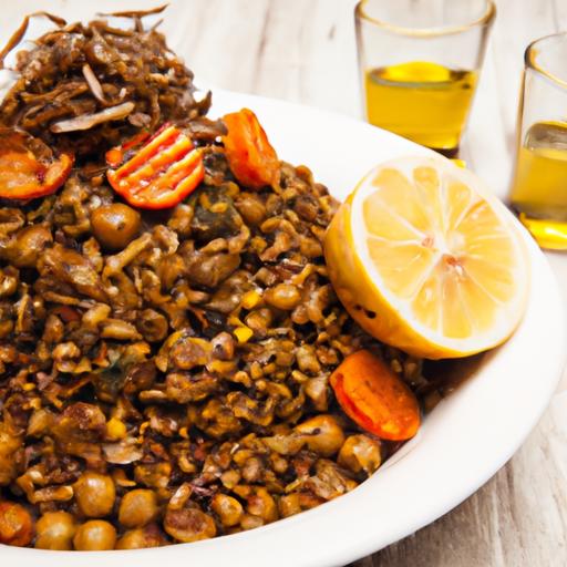Discover the Flavors of Egyptian Koshari: Lentils,Rice & Pasta