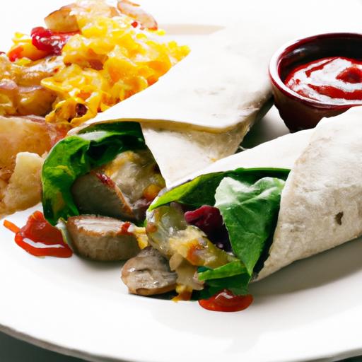 Frozen Breakfast Boost: Turkey Sausage Burritos with Hash Browns