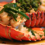 Savor Grilled Lobster Tails Drizzled with Garlic Butter Bliss