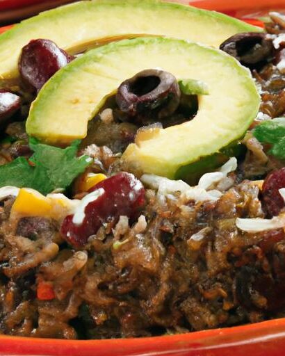 Zesty Chipotle Lime Black Bean & Rice Casserole Delight