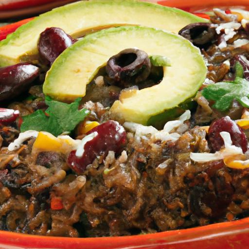 Zesty Chipotle Lime Black Bean & Rice Casserole Delight