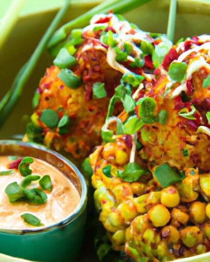 Crispy Mexican Street Corn Fritters with Smoky Chipotle Aioli