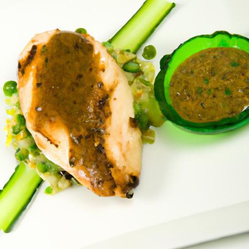 Savor Peru: The Zesty Charm of Chicken with Green Sauce