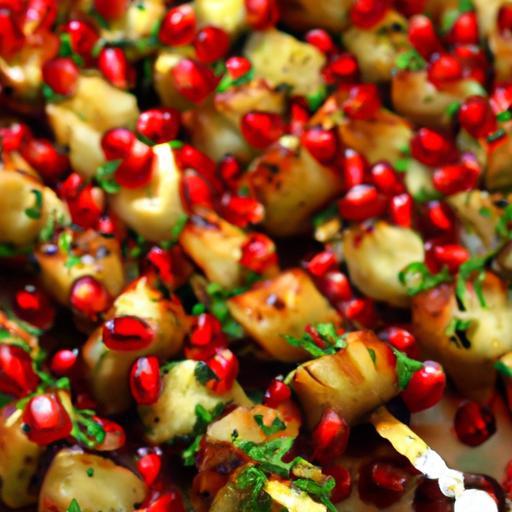 Sweet & Tangy Pomegranate Molasses Breakfast Kebabs Delight