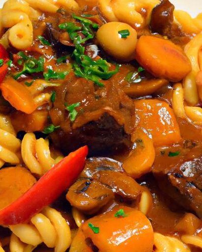 Hearty Slow Cooker Beef and Noodle Stew Recipe to Savor