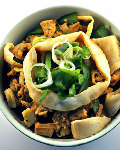 Deconstructed Egg Roll in a Bowl: Ground Chicken Delight