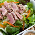 Fresh and Flavorful: Tuna Salad Bowl with Mixed Greens