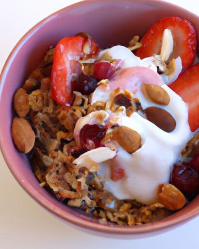 Crunchy Yogurt Granola Bowls: A Nutritious Breakfast Boost