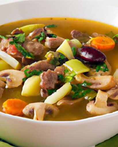 Hearty Stovetop Beef & Veggie Soup: A Warm Comfort Bowl