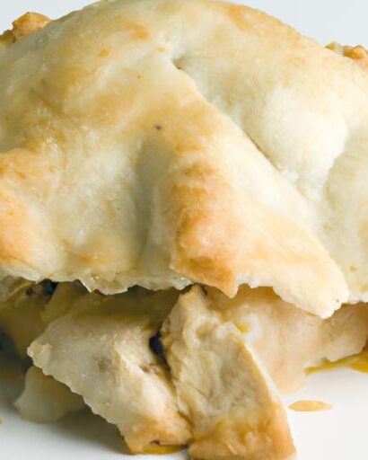 Cozy Comfort: Easy Chicken Pot Pie with Fluffy Biscuit Topping