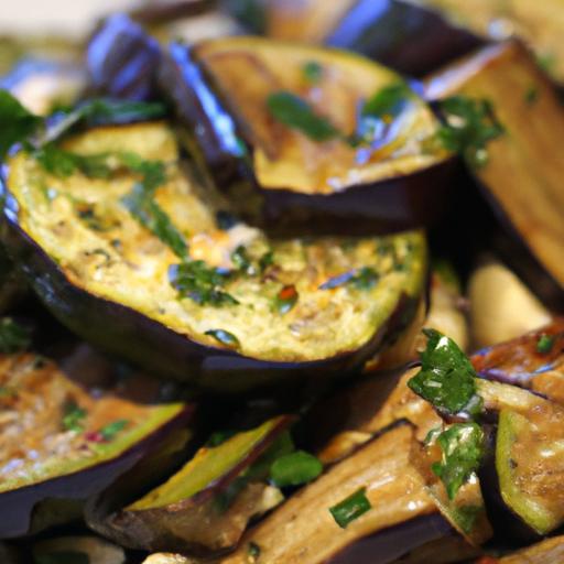 Savory Roasted Mediterranean Eggplant with Garlic & Herbs
