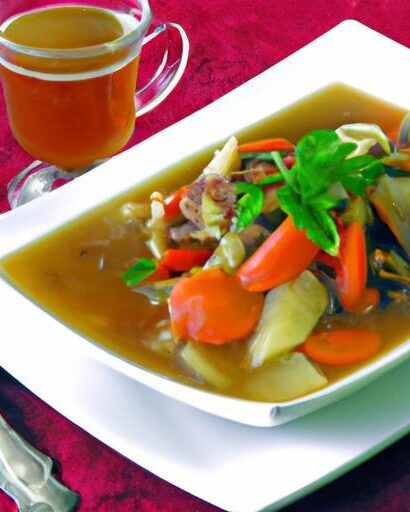 Warm Up with a Hearty and Nourishing Vegetable Beef Soup