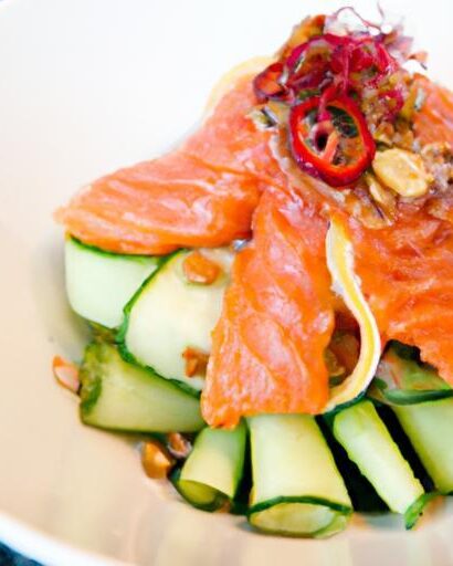 Fiery Flavors: Crafting the Perfect Spicy Salmon Bowl with Cucumber