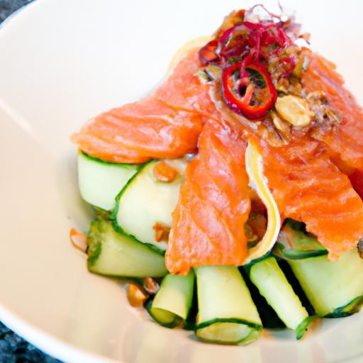 Fiery Flavors: Crafting the Perfect Spicy Salmon Bowl with Cucumber