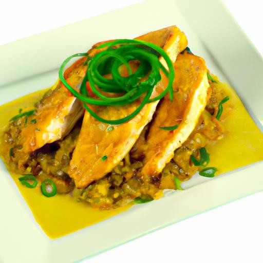 Savor Peru: The Zesty charm of Chicken with Green Sauce