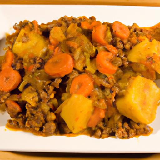 Savory Ethiopian Berbere Lentil and Potato Bake recipe